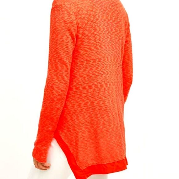Anthropologie Left of Center Evie Coral Knit Button Front Cardigan Sweater - Picture 12 of 13